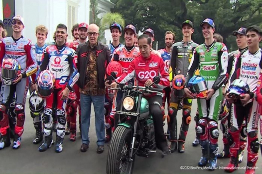 Jokowi Ajak Rider MotoGP  Ke Istana Presiden