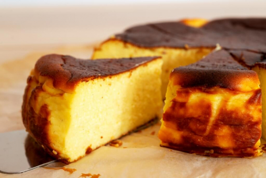 Resep Basque Burnt Cheesecake yang lagi Viral